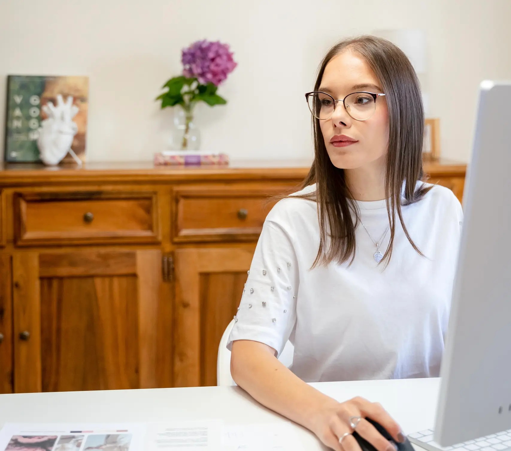 Chiara al lavoro